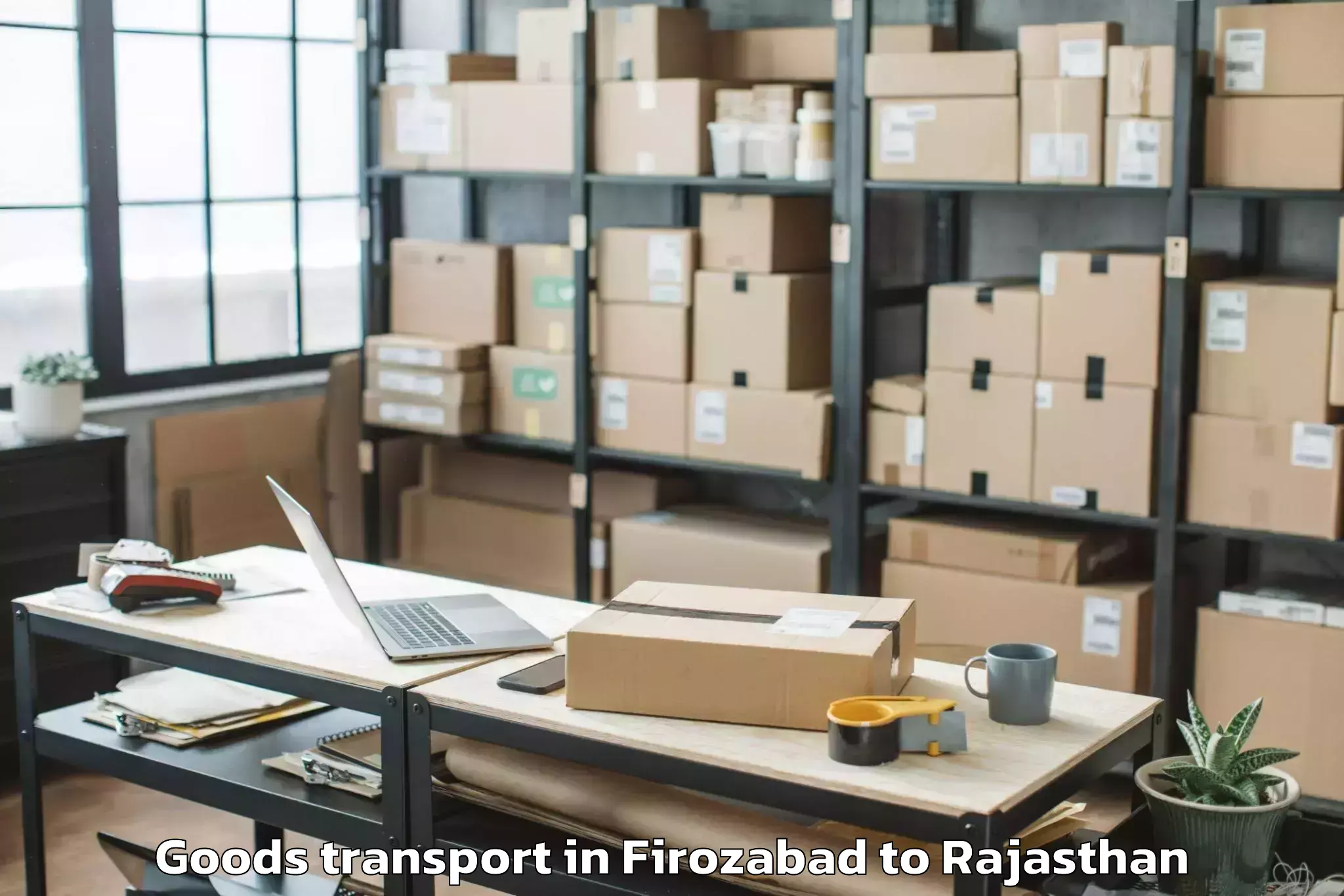 Get Firozabad to Ladnun Goods Transport